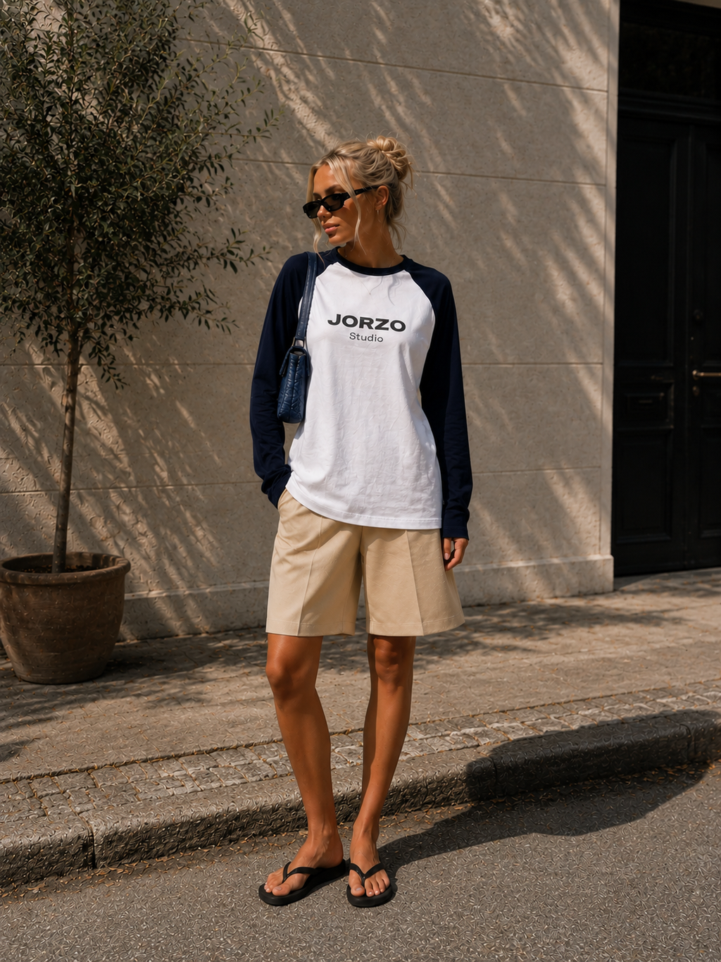 Studio Long Sleeve – Navy