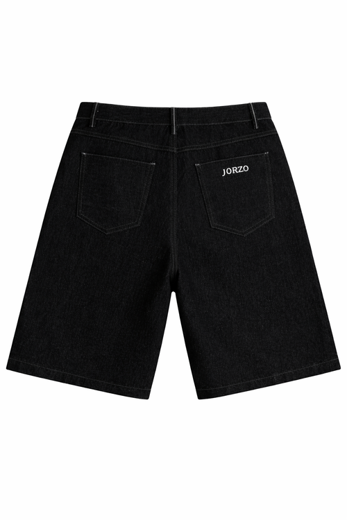 Raw Selvedge Jorts – Black